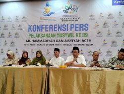 Musywil Muhammadiyah dan Aisyiyah Aceh ke-39 Gunakan Sistem E-Voting