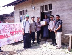 Berkah Ramadhan, Kapolres Pidie Salurkan Bantuan Untuk Masyarakat Padang Tiji