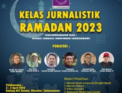 AJI Gelar Kelas Jurnalistik Ramadan 2023