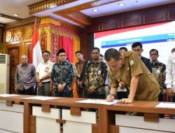 Pj Gubernur dan 18 Perusahaan Tandatangani Rencana Kerja CSR tahun 2023