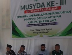 Ustad Makmur Hasan Sufi Terpilih sebagai PDM Pijay Periode 2022-2027