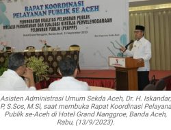 Pejabat Aceh Ikuti Rakor Peningkatan Pelayanan Publik