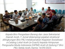 Biro PBJ Setda Aceh Lakukan Sosialisasi e-Catalog Lokal Aceh