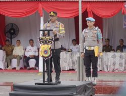 Kapolres Pidie Pimpin Apel Gelar Pasukan Operasi Mantap Brata Seulawah