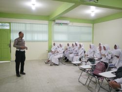 Polantas Lhokseumawe Sosialisasi Tertib Lalu Lintas ke Mahasiswa