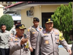 Kapolda Aceh Minta Personel Polres Pidie Jaga Wewenang di Emban