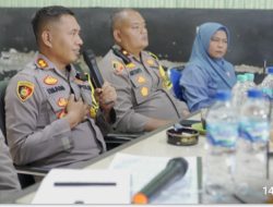 Kapolres Pidie Ajak Masyarakat Titeu dan Keumala Jaga Kondusifitas Pemilu 2024