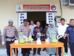 Polres Lhokseumawe Musnahkan Barang Bukti 2 Kilogram Sabu