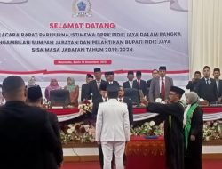 Dr. Sayed Muliyadi, SE, MSi Dilantik Jadi Pj. Bupati Pijay