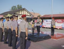 48 Personel Polri di Polres Pidie Naik Pangkat