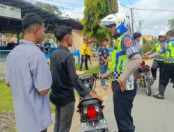 Ditlantas Polda Aceh dan Jajaran Amankan 121 Unit Sepeda Motor Berknalpot Brong