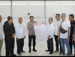 Kapolres Pidie Melaksanakan Peninjauan Pelipatan Surat Suara KIP Pidie