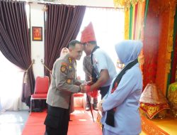 Dirsamapta Polda Aceh Sambut Kedatangan Danlanud SIM yang Baru