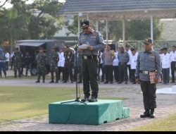 Jelang Pesta Demokrasi, A Hanan Pimpim Apel Siaga Pemilu