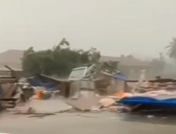 Angin Kencang Menyapu Simpang Rangkaya Aceh Utara