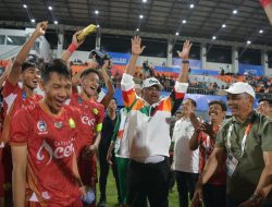 Juarai Grup A Cabor Sepakbola, Pj Gubernur Safrizal Kembali Beri Bonus