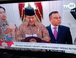 Kabinet Prabowo Diberi Nama Kabinet Merah Putih