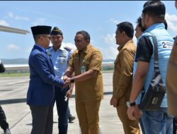 Plt Sekda Sambut Menlu Sugiono