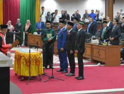 Pelantikan Pimpinan DPR Aceh Masa Jabatan 2024-2029, Zulfadli Partai Aceh Menjabat Sebagai Ketua