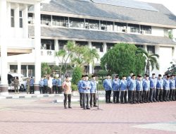 Wagub Fadhlullah Pimpin Apel Perdana di Kantor Gubernur Aceh