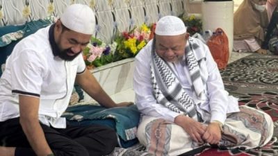 Gubernur Aceh Silaturahmi ke Abu Paya Pasi dan Waled Lapang di Momen Idul Fitri