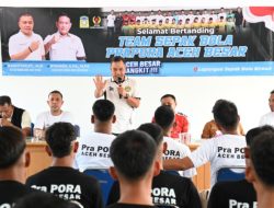 Tim Sepakbola Pra PORA Aceh Besar Resmi Dilepas