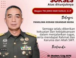 Ucapan Pelantikan Pangdam IM