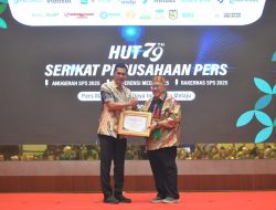 Pemerintah Aceh Terima Lestari Awards 2025 dari Serikat Perusahaan Pers ‎