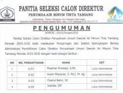 Direktur Baru Perumda Tirta Tamiang Dihadang Warisan Kerugian Lama