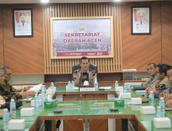 Sekda Pimpin Rapat Rencana Operasional Angkutan Laut Luar Negeri Lintasan Krueng Geukueh–Penang