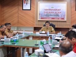 Sekda Aceh Pimpin Rapat Siaga Bencana: Distribusi Logistik Dipercepat