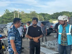 Mualem Tinjau Material Tower Pengganti yang Tiba di Aceh