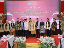 Wabup Syukri Sambut Kunker Komisi X DPR RI di Kota Jantho