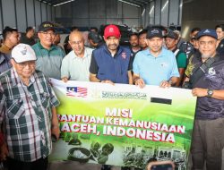 Gubernur Mualem Terima Bantuan Warga Malaysia untuk Korban Banjir