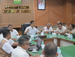Sekda Aceh Pimpin Rapat Penyusunan Dokumen R3P Pasca Bencana