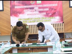 Pemerintah Aceh dan Kejati Aceh Teken Nota Kesepakatan Pidana Kerja Sosial