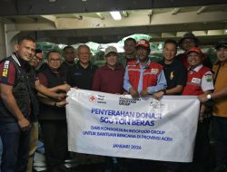 Wakil Gubernur Aceh Terima Bantuan Kemanusiaan PMI 