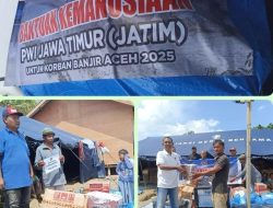 PWI Aceh Salurkan Bantuan dari PWI Jatim dan Malang Raya