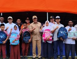 Wagub Fadhlullah Dampingi Menko Polkam RI Tinjau Kesiapan Pembangunan Huntap di Aceh Utara