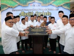 FKIJK Aceh Perkuat Kepedulian Sosial, Renovasi Masjid Syuhada Kuala Simpang