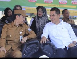 Sekda Aceh Tinjau Gerakan Pangan Murah di Meulaboh