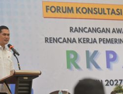 ‎M. Nasir Buka Forum Konsultasi Publik RKPA 2027 ‎