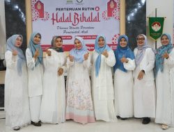 Gelar Halal Bihalal, DWP Aceh Pererat Silaturahmi Antar anggota