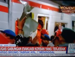 Kereta KRL dan Argo Bromo Tabrakan, 7 Meninggal 44 Terluka
