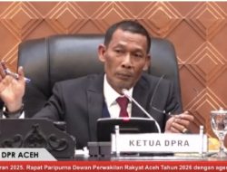 DPRA Gelar Paripurna LKPJ Gubernur Aceh TA 2025 dan Bentuk Pansus Evaluasi