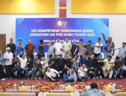 Bertambah, Wartawan Kompeten Jenjang Muda dan Madya di Aceh