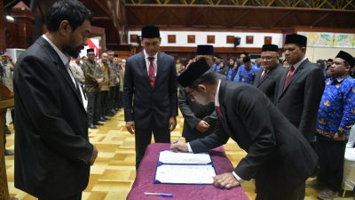 Pertama Kali, 248 Kepala SMA, SMK dan SLB se-Aceh Dilantik Langsung oleh Gubernur Aceh