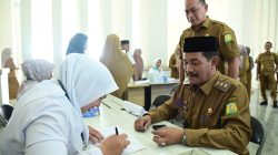 Wabup Syukri Donor Darah Pada Peringatan HAN dan HARGANAS 2026