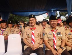 Sekda Aceh Terima Lencana Melati, Penghargaan Tertinggi Gerakan Pramuka