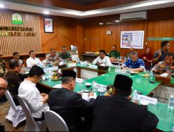Rapat Forkompimda Aceh Bahas Dinamika Kerusuhan Hari Damai Aceh